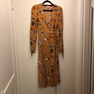 Urban outfitters PEACH long sleeve dress